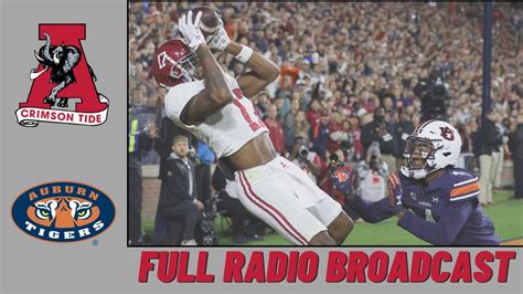 alabama vs auburn 2021 radio broadcast|alabama vs auburn iron bowl.